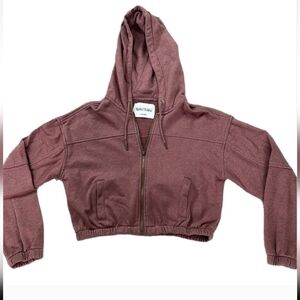 Reserve Fairfax Cropped Hoodie Jacket Good Condition S7